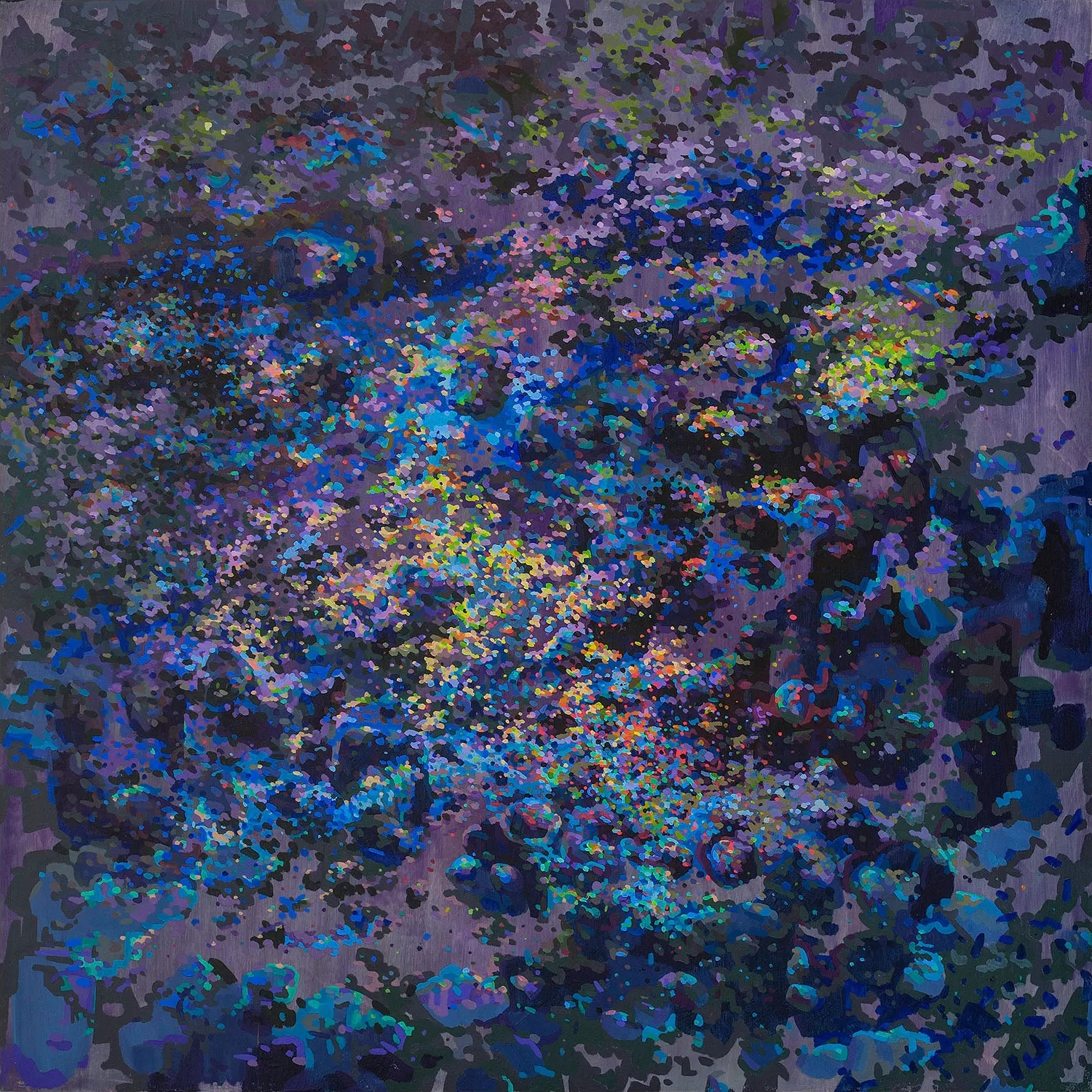 Incarceration of Comprehension — oil and cold wax on Baltic birch panel